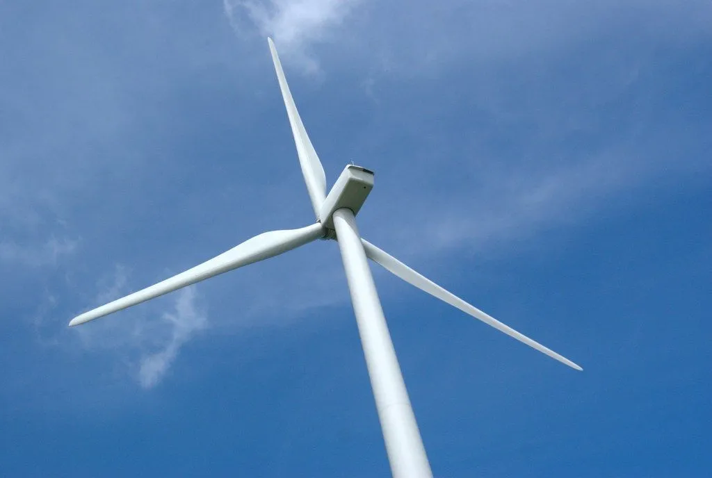 wind turbine in the middle of its lifespan