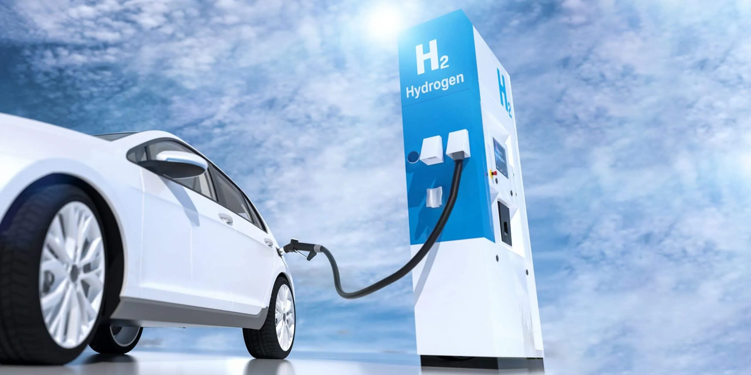 Hydrogen powered car refuelling